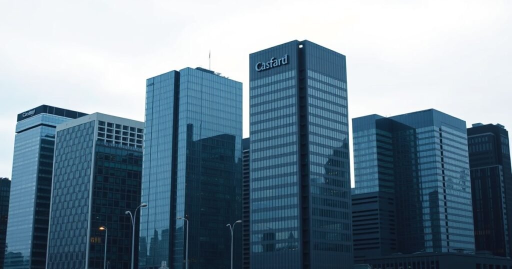 Glass office towers in downtown Calgary at dusk — AI automation Calgary for local firms